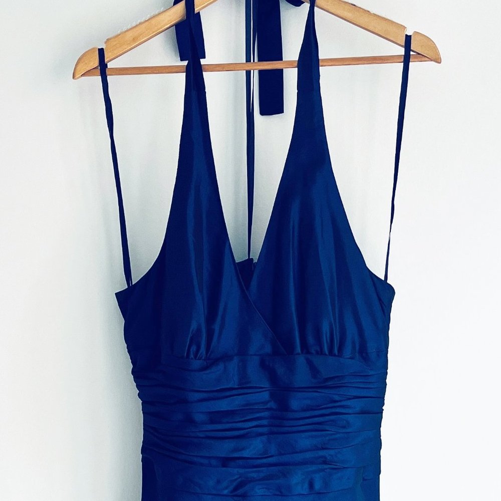2/$30 Jones New York Satin Halter Mini Dress 10 - Picture 4 of 5